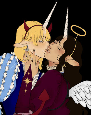 my ocs fantino and ponyboy